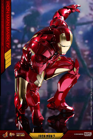 Movie Masterpiece DIECAST "Iron Man 2" 1/6 Scale Figure Iron Man Mark. 4