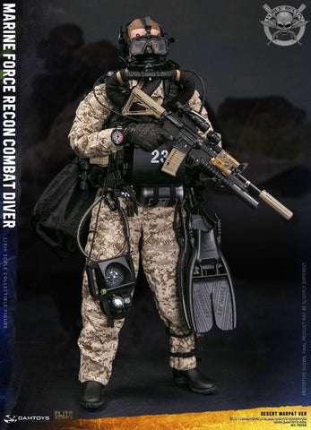 1/6 Marine Force Recon Combat Diver Desert Marpat Ver.