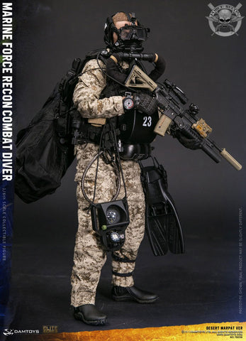 1/6 Marine Force Recon Combat Diver Desert Marpat Ver.