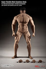1/6 Super Flexible Male Seamless Body Stainless Steel Skeleton Super Massive