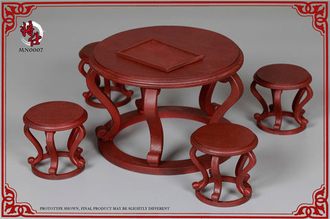 1/6 Qing Empire Series Table, Chair Set