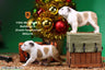 1/6 Bulldog Statue 4.0 2Figure Set / Tan & White
