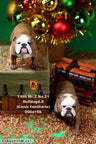 1/6 Bulldog Statue 4.0 2Figure Set / Tan Clown Face