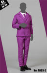 1/6 Outfit Slim Trousers Suit / Purple (DOLL ACCESSORY)