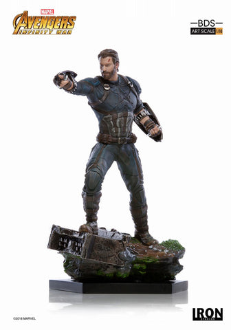 Avengers: Infinity War - Captain America 1/10 Battle Diorama Series Art Scale Statue(Provisional Pre-order)