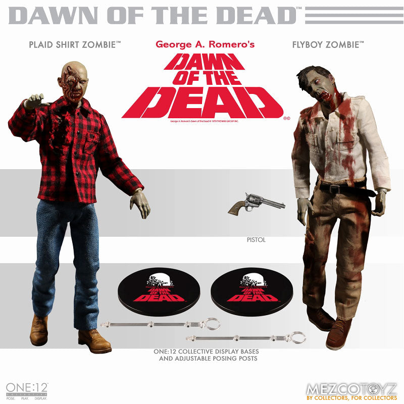 ONE:12 Collective / Zombie Dawn of the Dead: Flyboy & Plaid Shirt