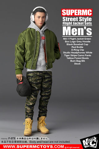 1/6 Street Style Flight Jacket Set Mens (DOLL ACCESSORY)