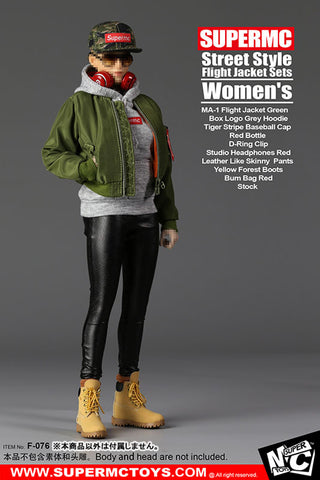 1/6 Street Style Flight Jacket Set Womens (DOLL ACCESSORY)