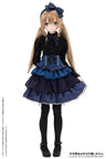 48/50cm Doll Wear FAO118-BLB AZO2 Sahras a la mode Twinkle Twinkle DressSet Blue x Black