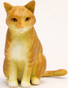 1/12 Japanese Cat Orange/White Tabby (Sitting)