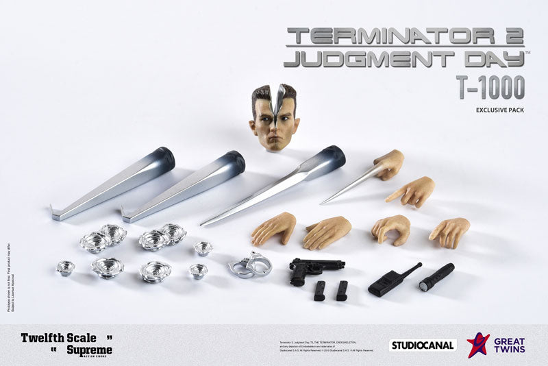 Terminator 2 T2/ T-1000 1/12 Supreme Action Figure