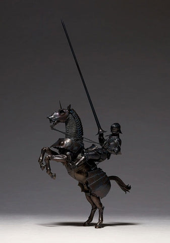 KT Project KT-026 - Revoltech - 15th Century Gothic Equestrian Armor - Bronze (Kaiyodo)