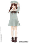 50cm Collection - Doll Clothes - Sailor Collar One-piece - 1/3 - Off White x Green (Azone)