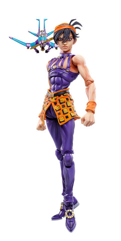 Jojo no Kimyou na Bouken - Ougon no Kaze - Aerosmith - Clash - Formaggio - Narancia Ghirga - Super Action Statue #44 2019 re-release (Medicos Entertainment)