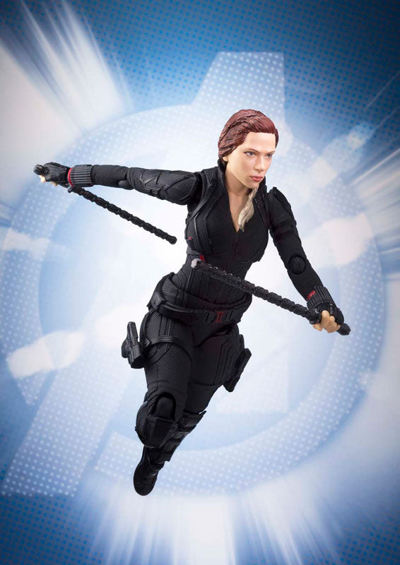 Bandai S.H. Figuarts Black Widow (Vedova Nera) - Avengers: Endgame - Action Figure Scarlet Johansson 15 Cm