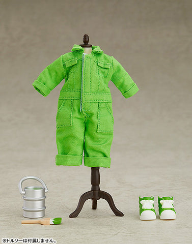 Nendoroid Doll: Outfit Set - Colorful Coveralls - Lime Green (Good Smile Company)