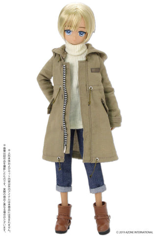 1/6 Pure Neemo Wear PNS Mods Coat II Beige (DOLL ACCESSORY)
