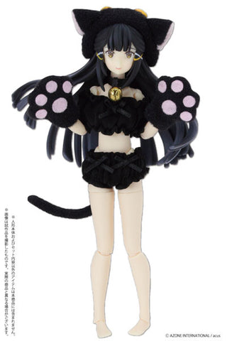 Picco Neemo Wear 1/12 FuwaKushu Nyanko Set Black (DOLL ACCESSORY)