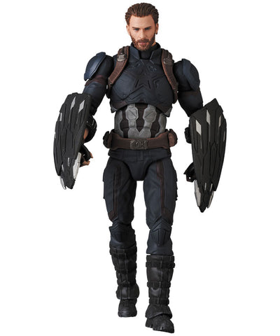 Avengers: Infinity War - Captain America - Mafex No.122 - Infinity War Ver. (Medicom Toy)