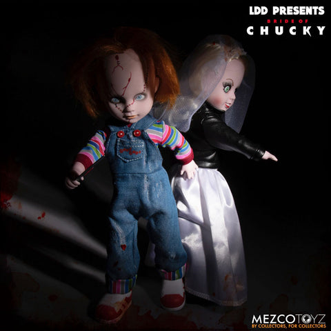 Living Dead Dolls / Child's Play Bride of Chucky: Chucky & Tiffany 2 Figures Set