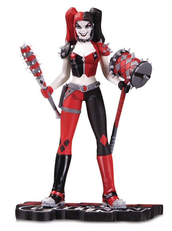 Harley Quinn(Harleen Frances Quinzel) - Black & White:red Statue