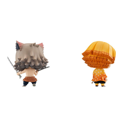Kimetsu no Yaiba - Agatsuma Zenitsu - Inosuke Hashibira - Chimi Mega Buddy - Set of 2 Figures (MegaHouse)