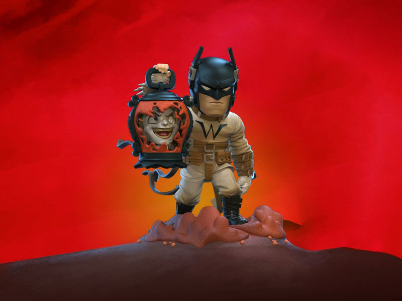 Q-Fig Elite / Batman Last Knight on Earth: Batman & Joker PVC Figure