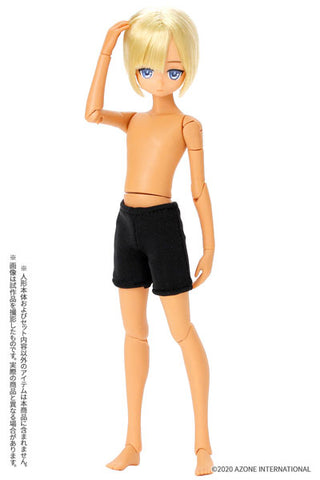 1/6 Pure Neemo Wear PNS Boy School Swimsuit Black (DOLL ACCESSORY)