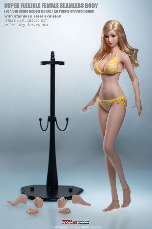 1/6 Super Flexible Female Seamless Body Pale Large Bust Anime Girl