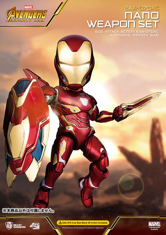 Egg Attack Action Avengers: Infinity War Iron Man Mark. 50 Expansion Parts Set