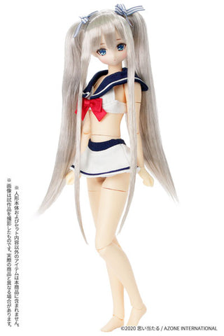 Pure Neemo Wear 1/6 PNS Sailor Bikini Set White x Navy (DOLL ACCESSORY)