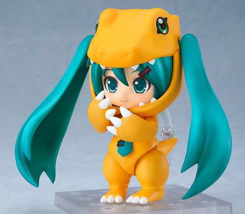 Digimon Adventure - Vocaloid - Hatsune Miku - Nendoroid #1439 - Kigurumi Agumon Ver. (Good Smile Company)