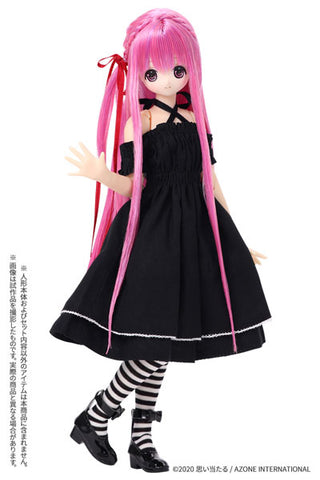 1/6 Pure Neemo Wear PNM Bust Shirring Onepiece Dress Set Black (DOLL ACCESSORY)