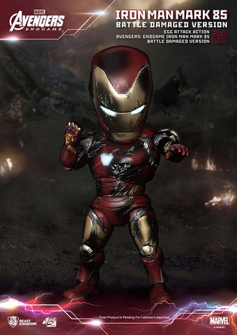 Egg Attack Action #073 "Avengers: Endgame" Iron Man Mark.85 (Battle Damage Edition)