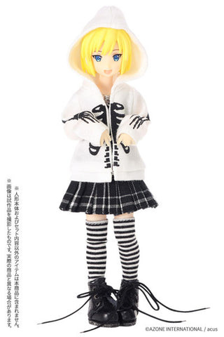 Picco Neemo Wear 1/12 Checkered Skirt Black Check (DOLL ACCESSORY)