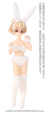 Picco Neemo Wear 1/12 Fluffy Rabbit set White (DOLL ACCESSORY)