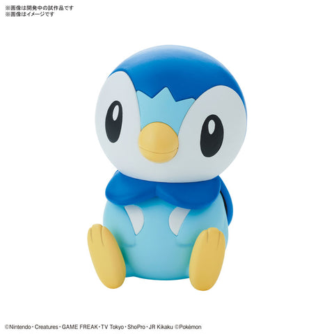 Pokemon Plamo Collection Quick!! 06 Piplup Plastic Model
