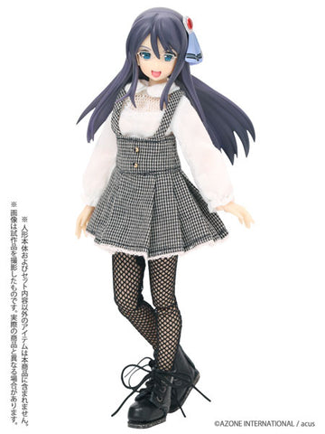 Picco Neemo Wear 1/12 Sweet High-waist Skirt set White x Black (DOLL ACCESSORY)