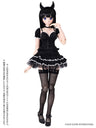 1/3 Scale AZO2 Lace Garter Stockings See-through Black (DOLL ACCESSORY)