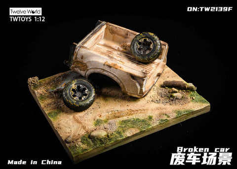 1/12 Scrap Car Diorama F