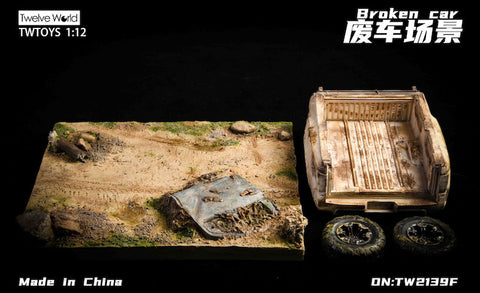 1/12 Scrap Car Diorama F