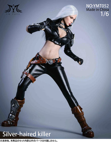 1/6 Head & Female Outfit Silver Haired Killer
