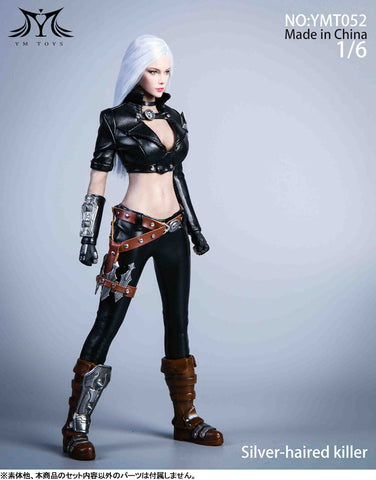 1/6 Head & Female Outfit Silver Haired Killer