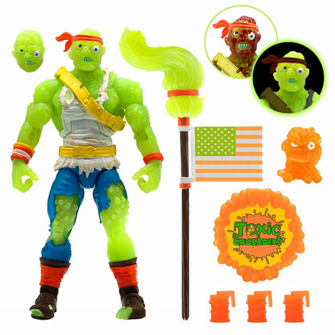 Toxic Crusaders Animation Toxie (Melvin) Radioactive Red Rage