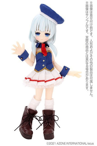 Picco Neemo Wear 1/12 Military Costume set Blue x White (DOLL ACCESSORY)