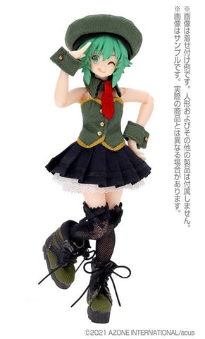 Picco Neemo Wear 1/12 Military Costume set Khaki x Black (DOLL ACCESSORY)