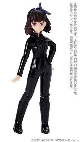 Picco Neemo Wear 1/12 Cat Suit Enamel Black (DOLL ACCESSORY)
