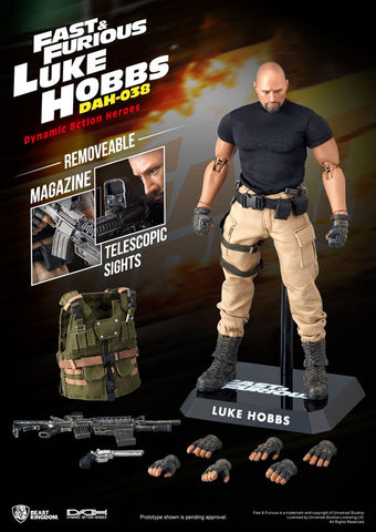 Dynamic Action Heroes #038 "The Fast and The Furious" Luke Hobbs