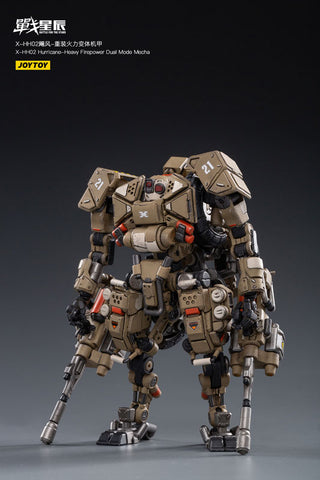 1/18 Battle for the Stars X-HH02 Hurricane Heavy Fire Power Dual Mode Mecha