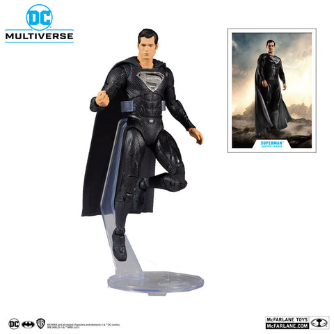 Action Figure Superman (Black Suit) "Zack Snyder's Justice League"